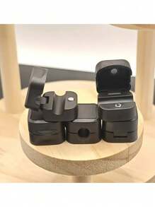 6pcs Magnetic Hooks, Data Cable Clips, Wire Storage, Strong Adhesive Square Punch-Free Cable Winding And Cable Organizer