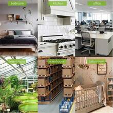 Termómetro digital higrómetro para interiores y exteriores, monitor de humedad con reloj despertador LCD, cable de sonda de 1.5m, medidor de humedad de temperatura para dormitorio, invernadero, garaje, almacén, Fahrenheit o Ce - Blanco - Ver 8