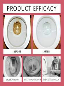 4pcs/Box Floral/Printed Toilet Cleaning Gel, Bathroom Freshener Deodorizer, Powerful Adhesive, Suitable For Bathroom
