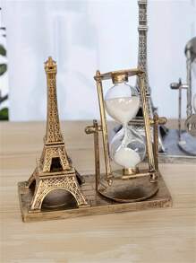 1 Pc Retro Eiffel Tower Style Rotating , Home Decor Ornament Suitable For Living Room, Office, Bedroom, Desk, Romantic Anniversary Gift For Couples, Ideal Holiday Gift For Friends And Family