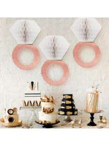 1/3pcs Honeycomb Ball Wedding Decorations Perfect For Weddings, Bachelorette Parties & Wedding Party Decoration