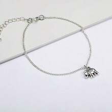 New Style Elephant-Shaped Ankle Chain For Women - Silver - View 3
