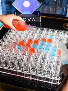 6/12pcs Heavy Base Shot Glasses Set, 1.5 Oz(45 Ml) Glass Material Clear Round Shot Cups, Bar Accessories, Tequila, Vodka, Whiskey Glasses, Espresso Shot Glass For Bar, Party, Restaurants And Home Use
