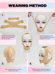 larrycard 1pc Women V Line Facial Bandage Lifting Face Shaper Straps Fajas