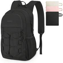 Hiking Backpack For Women Men, 15L Lightweight Packable Backpack For Trip, Water Resistant Small Travel Backpacks, Foldable Daypack For Hiking, Walking, Cycling, Camping - Black - View 1