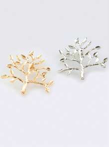 قطعة واحدة دبوس إبره من شكل شجرة الحياة بتصميم بسيط، مناسب للملابس الرجالية والنسائية في اليومية والكاجوال والكارديجان وكليب خصر السراويل قابل للتعديل، هدية اكسسوار