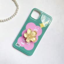 1 pieza Soporte de teléfono plegable con forma de flor, soporte adhesivo y expandible universal para smartphone, anillo para el dedo antideslizante, compatible con iPhone y Android, regalo para cumpleaños, familia y amigos