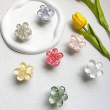 1 pieza Soporte de teléfono plegable con forma de flor, soporte adhesivo y expandible universal para smartphone, anillo para el dedo antideslizante, compatible con iPhone y Android, regalo para cumpleaños, familia y amigos