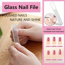 Manicure Set Women Nail Clipper Set Travel Manicure Kit With Glass Nail File Stainless Steel Nail Clippers With Case Nail Grooming Kit Nail Kit Nail Personal Care Set Gift For Women - Mermaid color - View 5