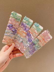 10pcs Cute Cartoon Hair Ties/Scrunchies For Girls