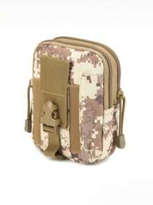 Men's Tactical Waist Bag, Portable Small Fanny Pack, Camouflage Cell Phones Tools Storage Case For Outdoor Camping Hiking
