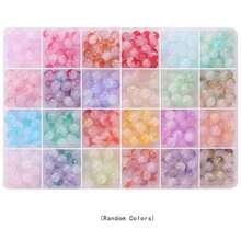420pcs Dual-Color Gradient Glass Beads Jewelry Making Kit, Suitable For DIY Bracelets, Necklaces, Earrings, Craft Gifts Beading Set (Random Colors) - Two-color - View 14