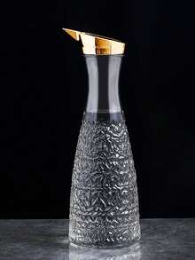 1 件装塑料彩色果汁水壶，升级镀金鸟形壶嘴设计，倾倒顺畅，风格独特，加厚材质防震耐热，适用于家庭、酒店、户外露营、派对