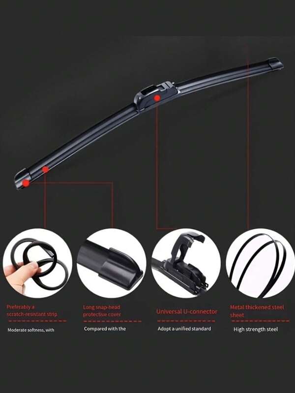 1PC General Motors General Motors U-Shaped Boneless Wiper Blade This Is A Universal U-Shaped Boneless Wiper Blade That Is Suitable For Most Cars. It Is Manufactured By General Motors, Which Means It Meets High Quality Standards.