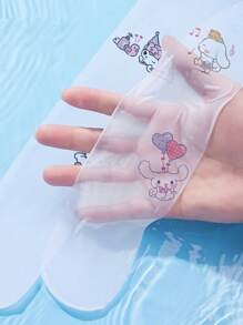 Sanrio 1/3 pary rajstop Kuromi dla małych dziewczynek, pończochy do tańca baletowego, cienkie i o wysokiej elastyczności, niełatwe do zaczepienia, odpowiednie na lato