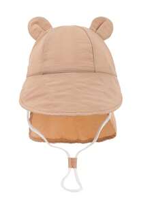 1 pezzo Cappellino per bambini con design carino a orecchie, colore uni, a secco rapido, adatto per attività all'aperto estive, parco, spiaggia, piscina, con protezione UV