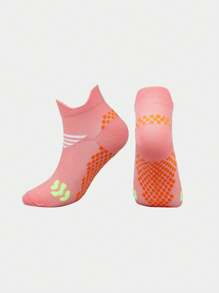 5/3/1 Par de calcetines deportivos de uso diario y casual con lunares, unisex, de tela de punto transpirable y antideslizante, aptos para correr, saltar la cuerda, ciclismo, todo el año