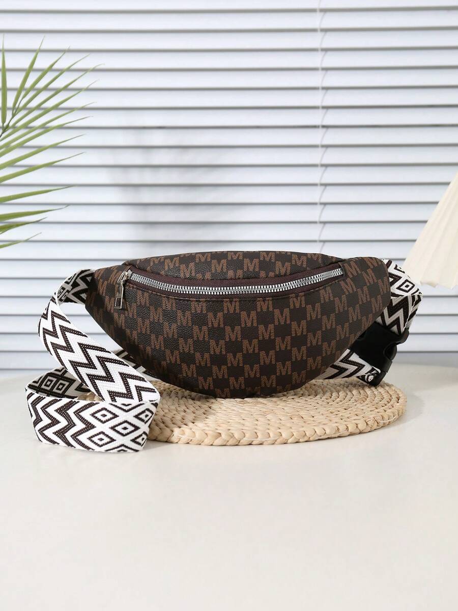 2025 New Casual Fashion Simple One Shoulder Dumpling Bag, Commuting Crossbody Waist Bag For Women - Coffee - View 1