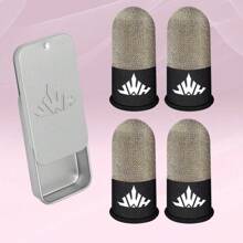 Manga protectora profesional de plata pura anti-sudor para gaming, guantes de fibra de plata súper conductora tejidos apretadamente
