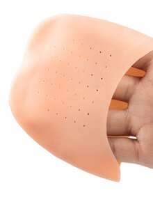 QKC 2 Stücke Upgrade Soft-Gel-Zehenschützer, Ballett-Zehenkappen, Polster-Spitzenschuh-Zehenpolster, Reibungsreduktion & erhöhter Komfort, in Weiß & Beige erhältlich