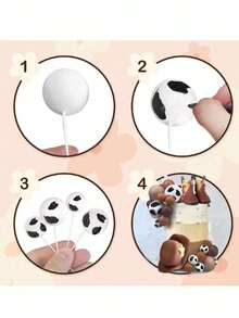 26PCS Or 3PCS Rodeo Cake Topper Western Cowboy Hat Cake Decoration Cowboy Themed Birthday Cake Topper Brown Ball Cow Ball Cake Topper Western Cowboy Hat Boots Soft Clay Decoration Cake Ornament Decoration - Brown - View 5