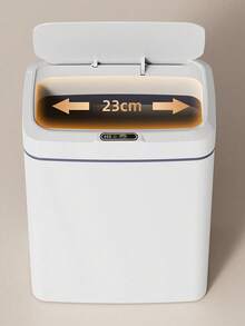New Smart Trash Can, Sensor Lid, Fully Automatic, Slim Design Garbage Bin, Suitable For Kitchen, Dining Room, Bathroom, Living Room, Office - View 3