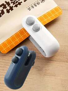 Mini Rechargeable 2-In-1 Bag Sealer With Cutter, Plastic Bag Heat Sealer To Keep Food Fresh, Small Electric Vacuum Sealer, USB Charging Sealing Machine For Food Storage