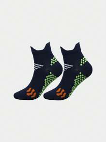 5/3/1 Par de calcetines deportivos de uso diario y casual con lunares, unisex, de tela de punto transpirable y antideslizante, aptos para correr, saltar la cuerda, ciclismo, todo el año