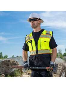 Guantes de trabajo universales, protección contra cortes e impactos, ligeros y transpirables, ajuste de rendimiento universal, duraderos - L - Ver 5