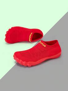 TOLLN 1 par de zapatos de senderismo rápido para mujer, zapatos de natación antideslizantes, zapatos acuáticos resistentes al agua para la playa - Rojo - Ver 6