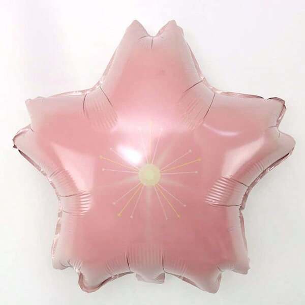 1 pièce Ballon en aluminium thème fleurs de cerisier roses, décoration de fête