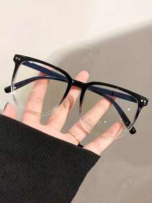 1pc Fashion Eye Glasses, Sweet & Charming, Made Of PC Material Anti-Radiation Anti-Wind, Multiple Color Options, Suitable For Any Occasion
