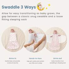 Baby Sleeping Bag Wrap 1.0 TOG Baby Wearable Blanket Newborn Sleeping Bag Swaddle For Newborn Infant Boy Girl 0-12 Months