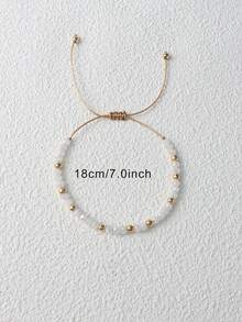 1 buc brățară de prietenie cu mărgele colorate, albastre și portocalii, cristale boeme, accesoriu de zi cu zi unisex, brățară/brățară reglabilă, cadou de bijuterii pentru femei