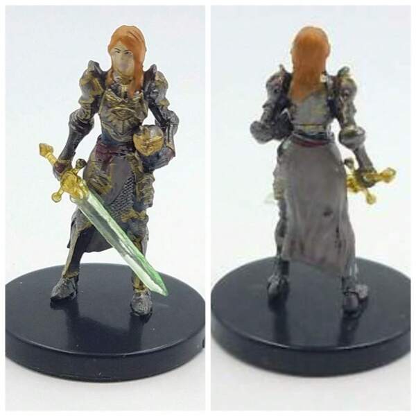 Miniature Figurine Of A Knight Of The Aeon Star From The City Of Lost Omens Collection In Pathfinder - Inspired Series