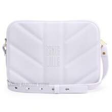 Santa Lolla Women's Crossbody Shoulder Bag And Wallet Kit With Rubberized Lining - 白色 - 查看 2