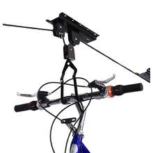 Elevador de bicicleta para garaje - Polea para bicicleta de montaña con capacidad - Polipasto para bicicleta de montaña - Ver 8