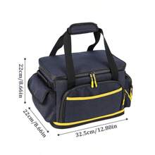 1pc Simple Style Large-Capacity Portable Waterproof Mobile Power Tool Storage Bag, A Variety Of Items Storage Bag, Very Suitable For Wild Camping, Out Of The House Use, Long-Distance And Short-Distance Travel Use, Holiday Gifts