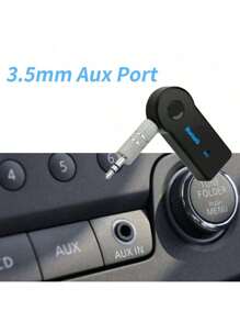 Adattatore senza fili Bluetooth 2 in 1 con jack audio da 3,5 mm, ricevitore Bluetooth 5.0 USB, kit per vivavoce auto, trasmettitore audio musicale