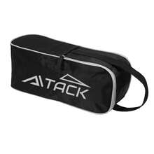 Bolsa Porta Chuteira Com Bolsos Externos Impermeável Pró - Preto - Visão 4