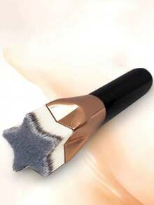 Pincel de Base com Topo Plano, Pincel de Maquiagem de Alta Qualidade para Grupos de Dança, para Líquidos, Misturas, Cremes e Pó, Ferramenta de Maquiagem Facial, Pincel de Base, Pincel Corretivo, Pincel de Blush, Pincel de Contorno, Pincel de Blush, Pincel de Bronzer, Pincel de Pó, Pincel de Base, Pincel de Blush