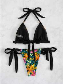 Conjunto de bikini de pieza separada con estilo nuevo europeo y americano para mujeres