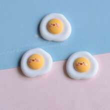 11pcs Versatile Resin Egg Toast Fridge Magnets, Home Decor Stickers For Bedroom, Living Room, Office, Whiteboard, Memo Board, Kitchen, Dishwasher, Cabinet, Birthday Party Decoration