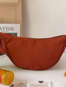 Customized Crossbody Bag, Multifunctional, Dumpling Bag, Nylon Lightweight Small Shoulder Bag, Versatile Shoulder Bag - Multicolor - View 3