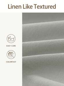 1 件水洗纯色床笠，适合厚度不超过 14 英寸的床垫 - 淺灰色 - 查看 4