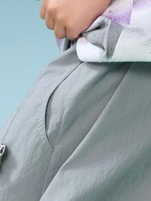 ASK JUNIOR Young Boys' Casual & Versatile Loose Fit Cropped Pants - Light Grey - View 10