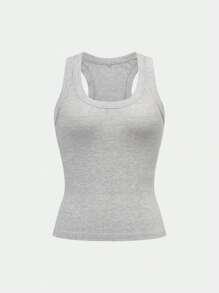 Simple Flavor Women's Summer Y2K Sexy Pure Desire Basic Casual Sports Home Square Neck Vest Top