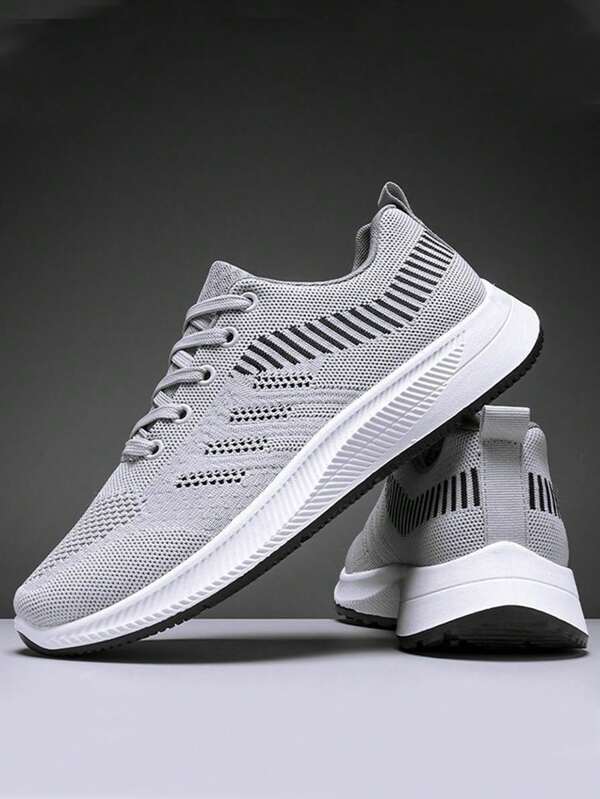 Zapatillas deportivas de hombre en textil ligero y transpirable, Tenis versátiles de moda para hombre, Zapatos para correr al aire libre para hombres