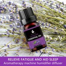 6*0.33oz Essential Oil Set, Includes Lavender, Rose, Jasmine, Cherry Blossom, Sweet Orange, Peach, Suitable For Diffuser, Humidifier, DIY Candle Making, Best Gift Set