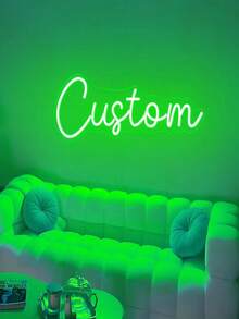 1 pieza Letrero de luz de neón personalizado, opciones de varios tamaños y colores, sin batería alimentado por USB, fácil instalación, adecuado para decoración de pared, boda, fiesta de cumpleaños, bar de negocios, dormitorio, comedor, calle, club, decoración del hogar, aniversario, vacaciones, regalos de inauguración de la casa, regalos para ella/él, de moda, colorido, regalo compacto, regalo de cumpleaños o graduación, decoración de la habitación, lámpara de dormitorio, luz decorativa, luz LED, luz nocturna, luz de habitación LED